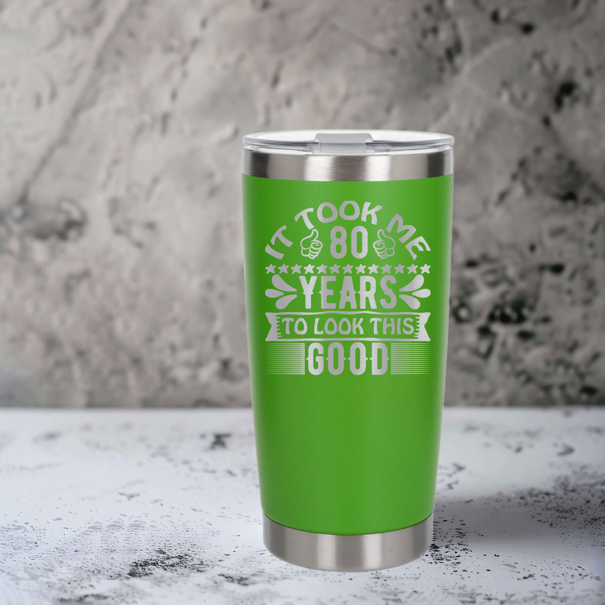Green Thermal Metal Coffee Cup