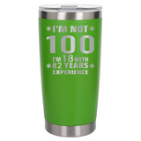 Green Thermal Metal Coffee Cup