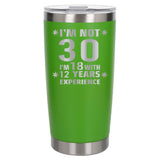 Green Thermal Metal Coffee Cup
