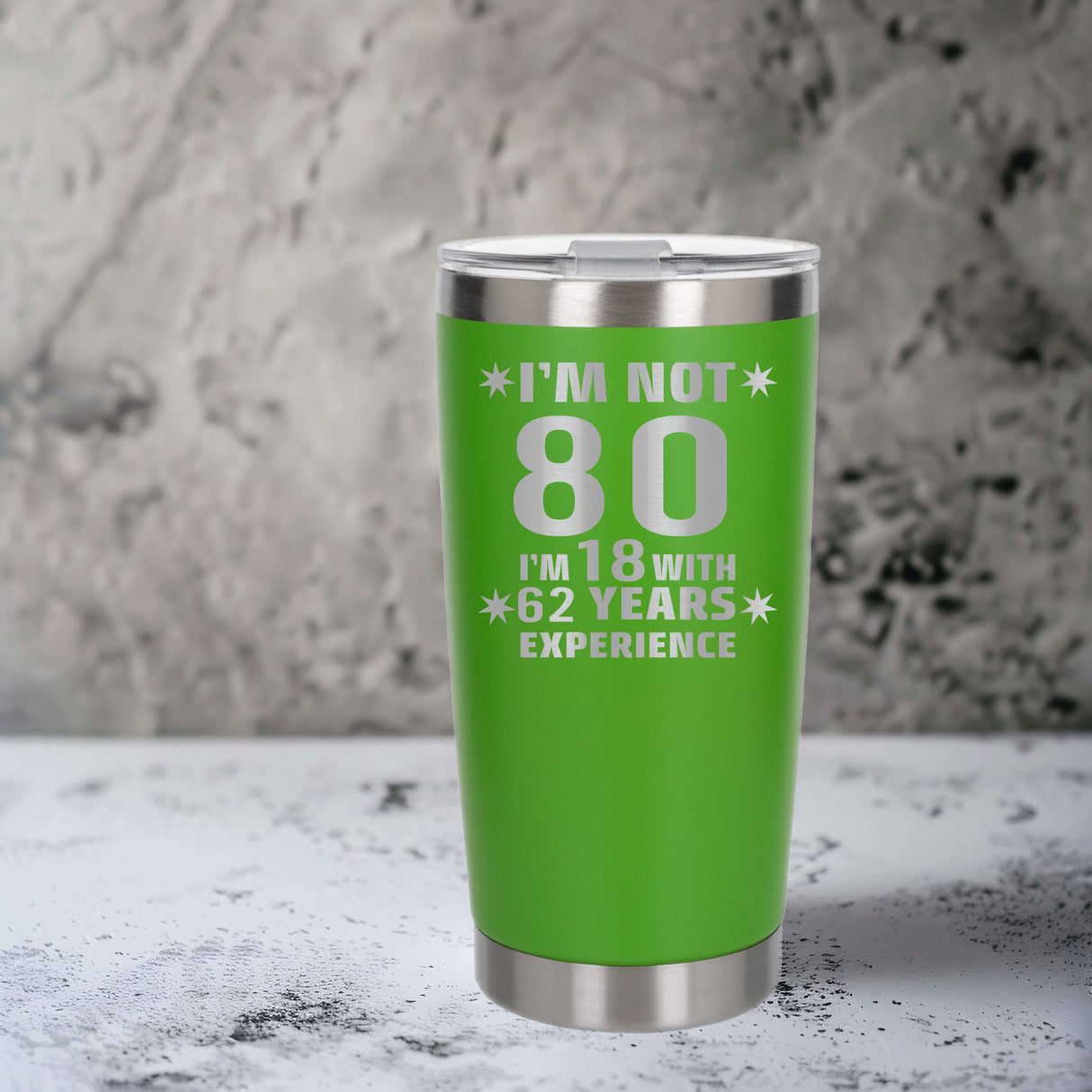 Green Thermal Metal Coffee Cup