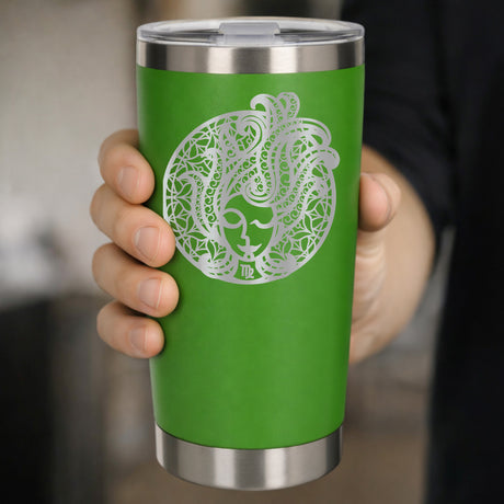 Green Thermal Metal Coffee Cup