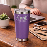 Purple Thermal Metal Coffee Cup