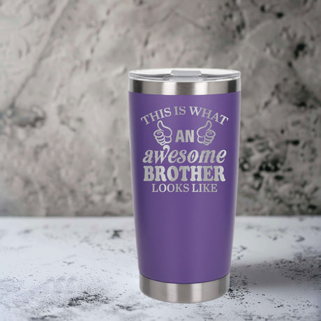 Purple Thermal Metal Coffee Cup