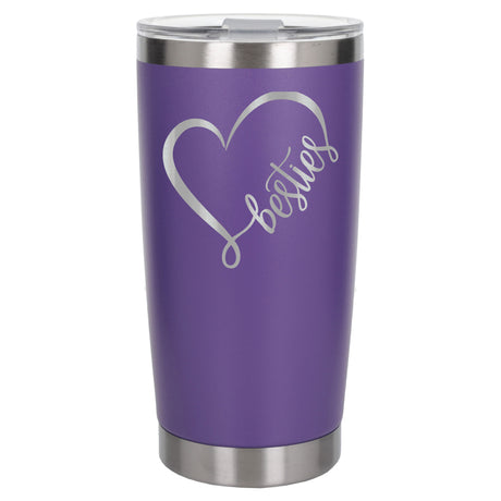 Purple Thermal Metal Coffee Cup