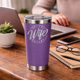 Purple Thermal Metal Coffee Cup