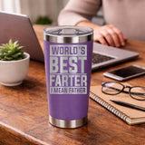 Purple Thermal Metal Coffee Cup