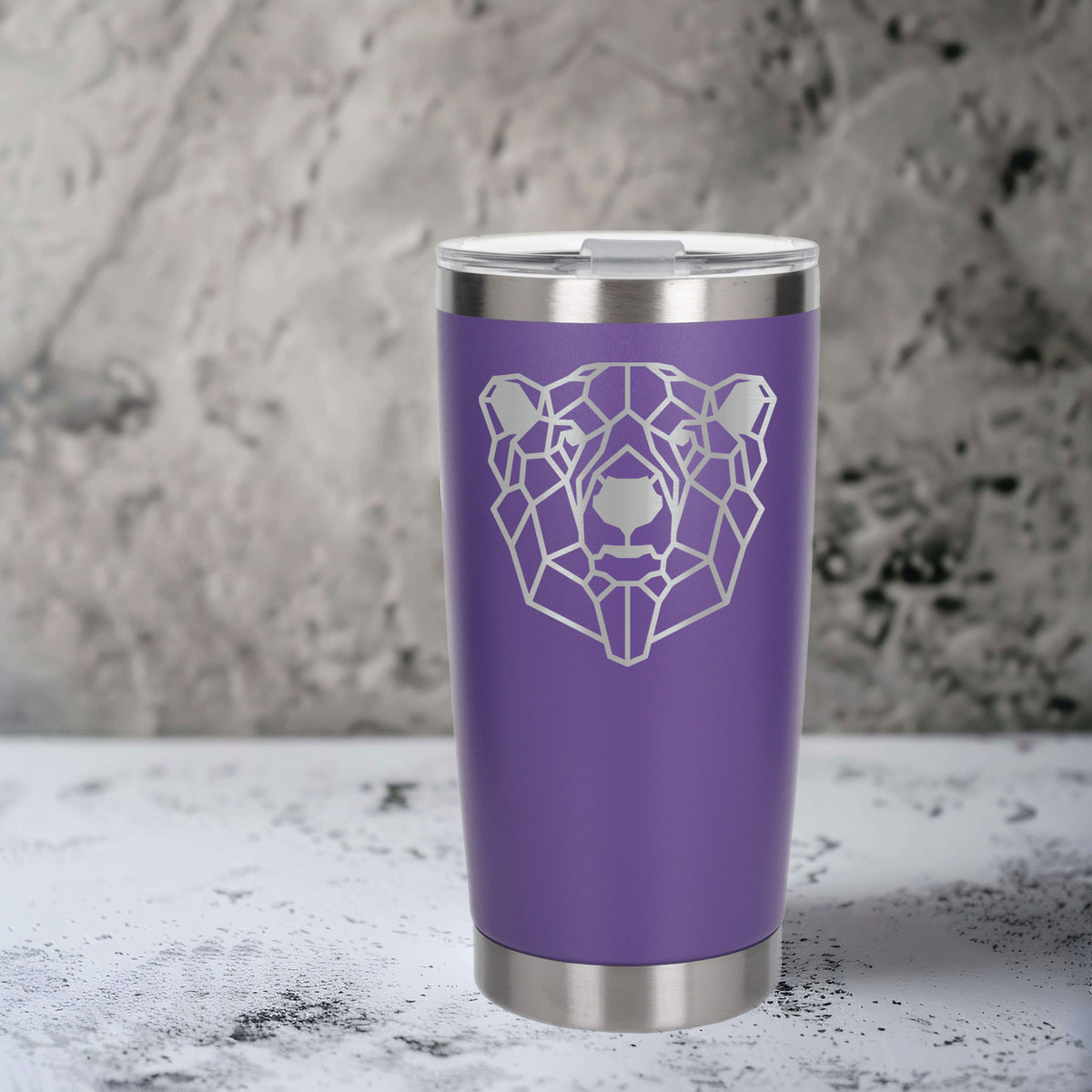 Purple Thermal Metal Coffee Cup