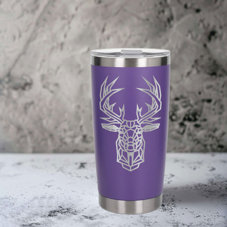 Purple Thermal Metal Coffee Cup