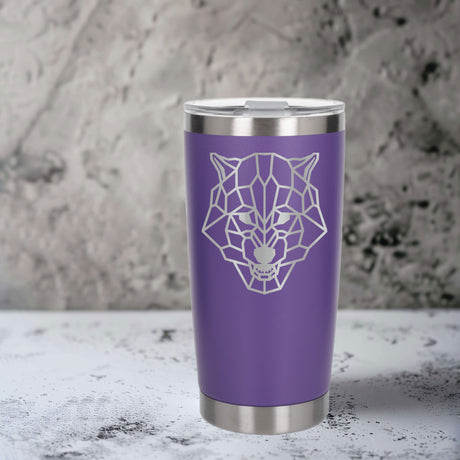 Purple Thermal Metal Coffee Cup