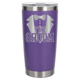Purple Thermal Metal Coffee Cup