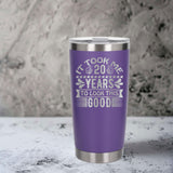 Purple Thermal Metal Coffee Cup