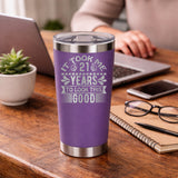 Purple Thermal Metal Coffee Cup