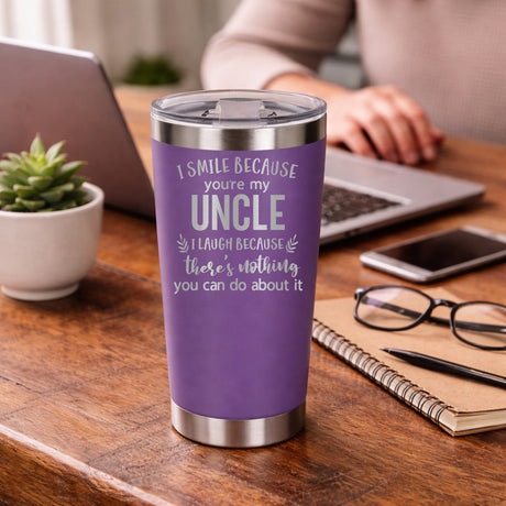 Purple Thermal Metal Coffee Cup