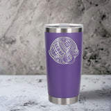 Purple Thermal Metal Coffee Cup