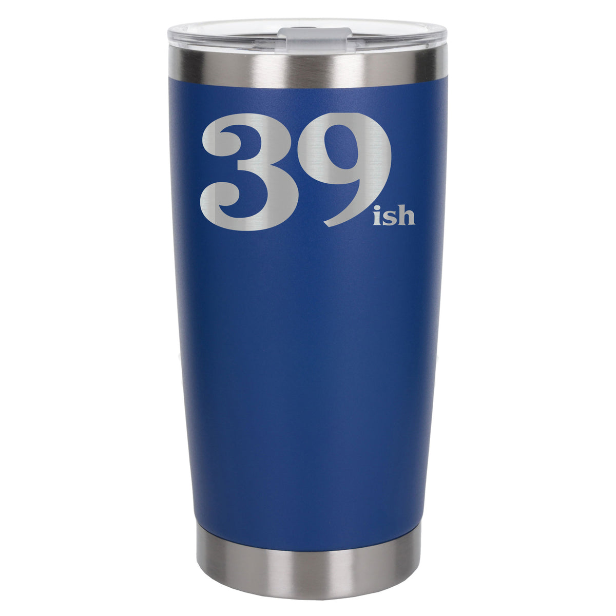 Dark Blue Thermal Metal Coffee Cup
