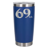 Dark Blue Thermal Metal Coffee Cup