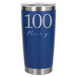 Dark Blue Thermal Metal Coffee Cup