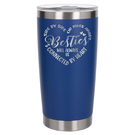Dark Blue Thermal Metal Coffee Cup
