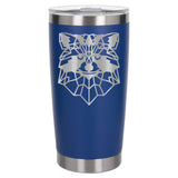 Dark Blue Thermal Metal Coffee Cup
