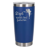 Dark Blue Thermal Metal Coffee Cup