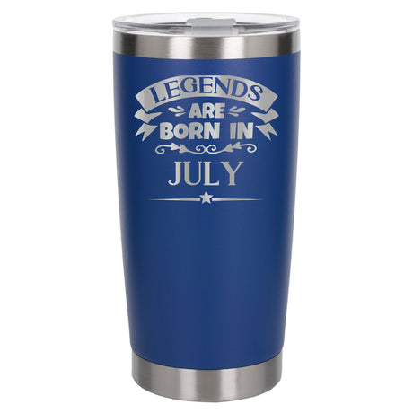 Dark Blue Thermal Metal Coffee Cup