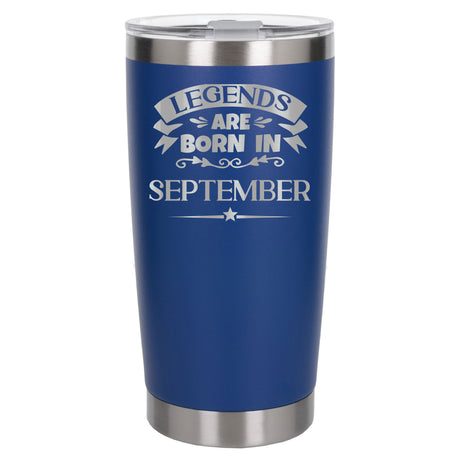 Dark Blue Thermal Metal Coffee Cup