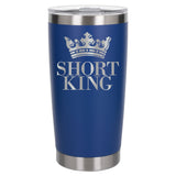 Dark Blue Thermal Metal Coffee Cup