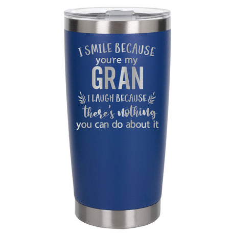 Dark Blue Thermal Metal Coffee Cup