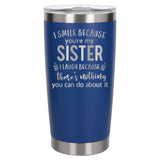 Dark Blue Thermal Metal Coffee Cup