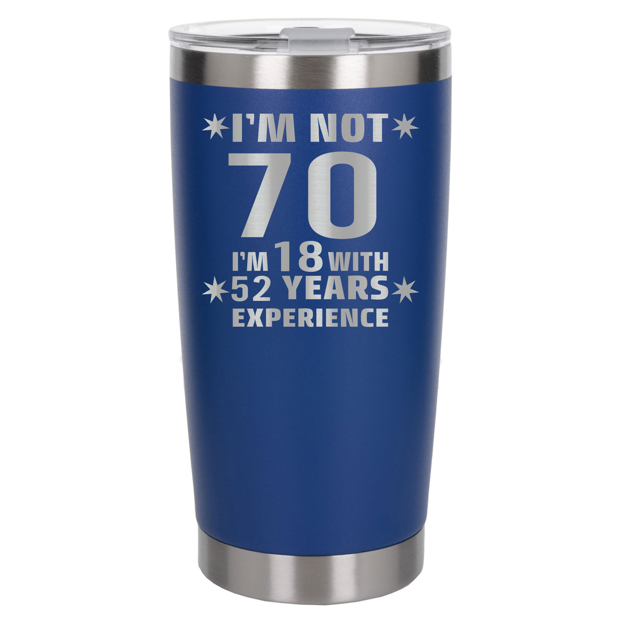 Dark Blue Thermal Metal Coffee Cup