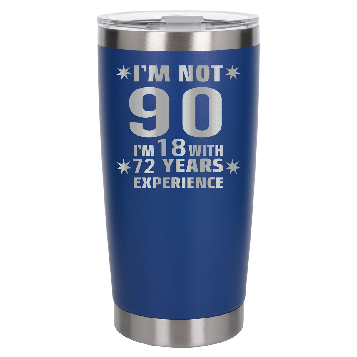 Dark Blue Thermal Metal Coffee Cup