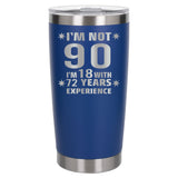 Dark Blue Thermal Metal Coffee Cup