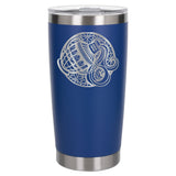 Dark Blue Thermal Metal Coffee Cup