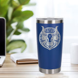Dark Blue Thermal Metal Coffee Cup
