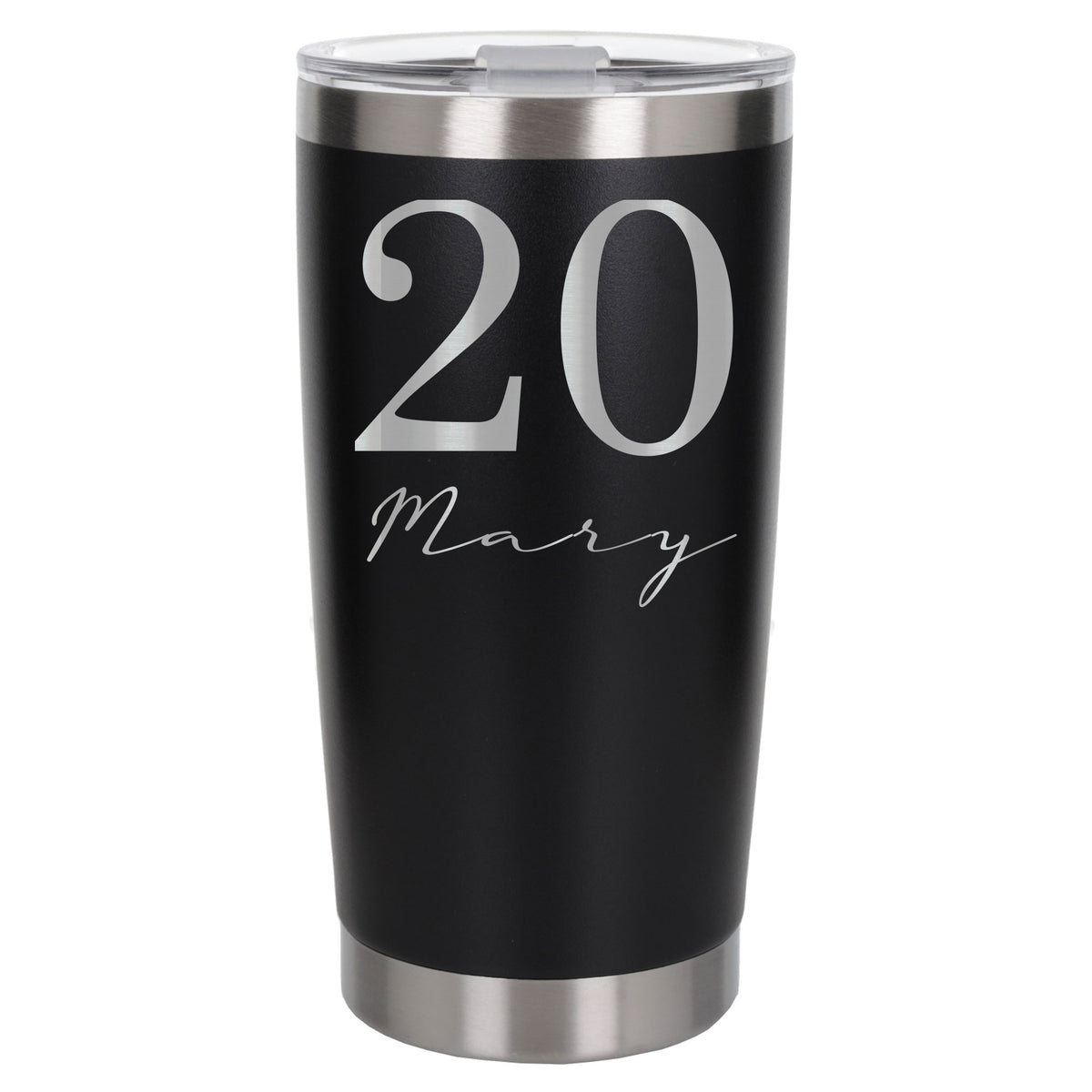 Black Thermal Metal Coffee Cup