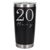 Black Thermal Metal Coffee Cup