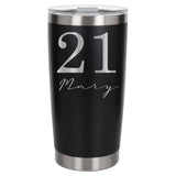 Black Thermal Metal Coffee Cup