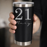 Black Thermal Metal Coffee Cup