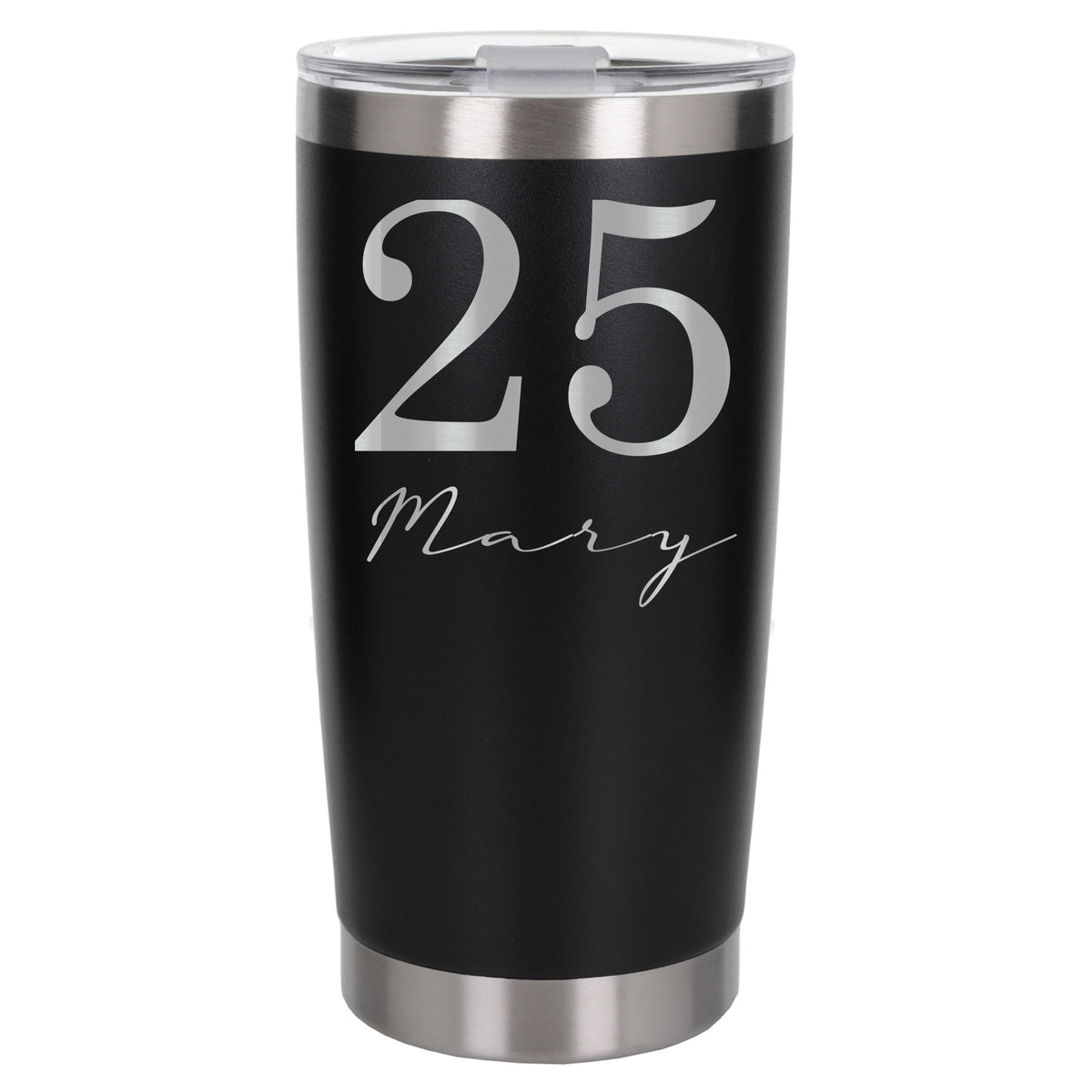 Black Thermal Metal Coffee Cup