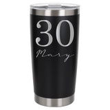 Black Thermal Metal Coffee Cup