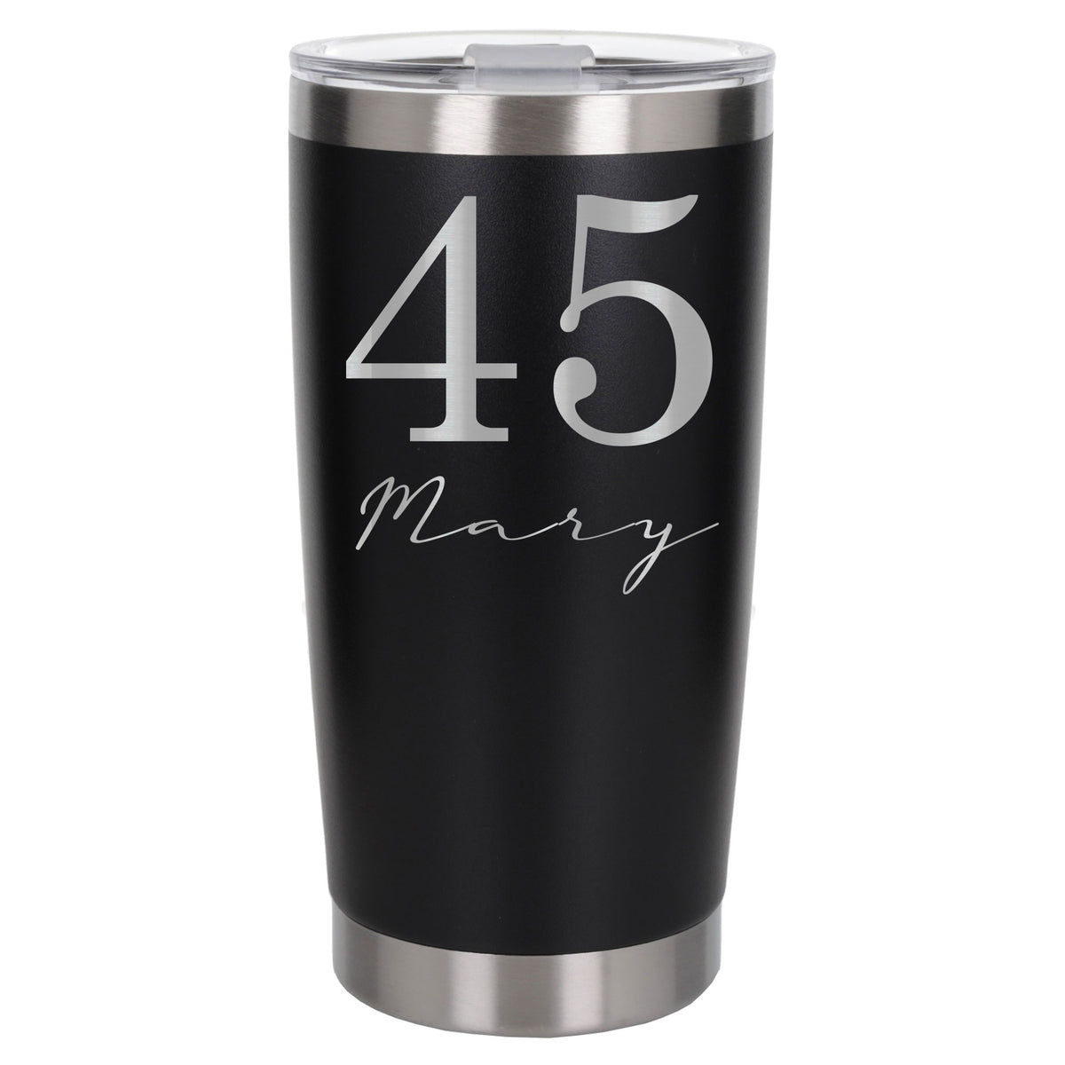Black Thermal Metal Coffee Cup