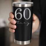 Black Thermal Metal Coffee Cup