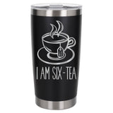 Black Thermal Metal Coffee Cup