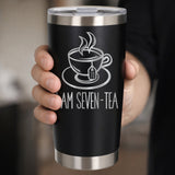 Black Thermal Metal Coffee Cup
