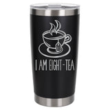 Black Thermal Metal Coffee Cup