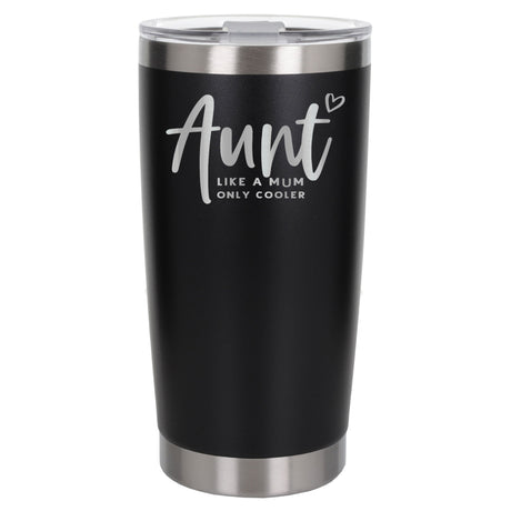 Black Thermal Metal Coffee Cup