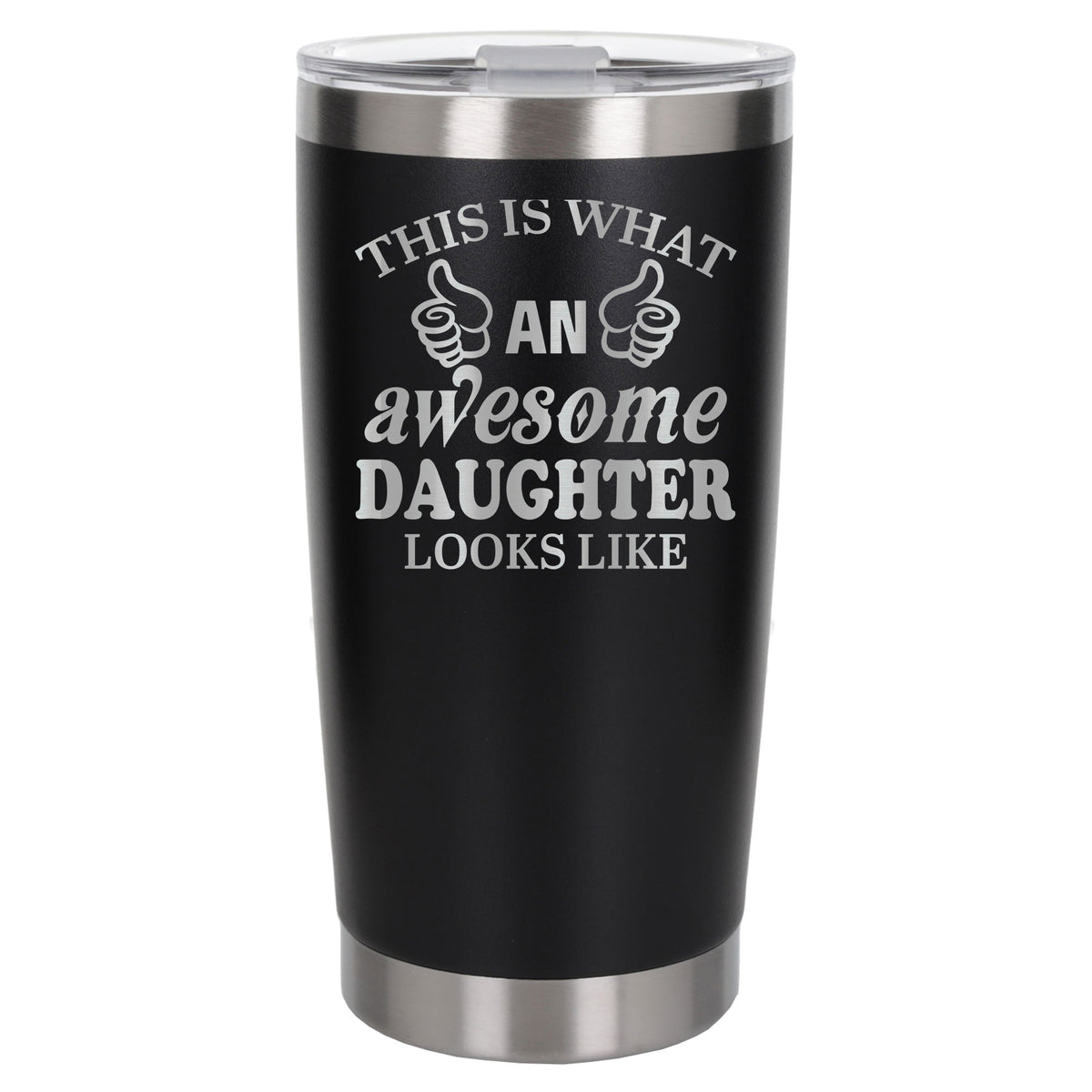Black Thermal Metal Coffee Cup