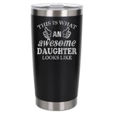 Black Thermal Metal Coffee Cup