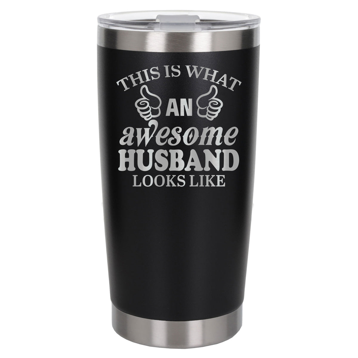 Black Thermal Metal Coffee Cup