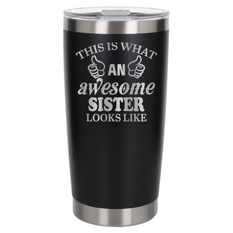 Black Thermal Metal Coffee Cup